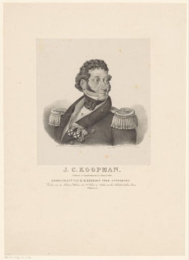 Portrait of Jan Coenraad Koopman