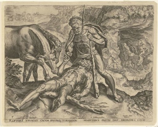 Hercules Leads Diomedes to His Horses