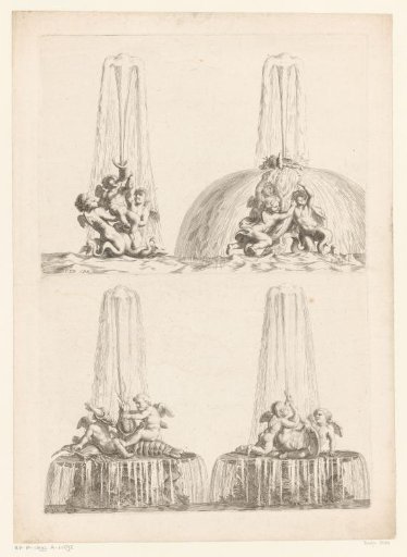 Fountains with putti