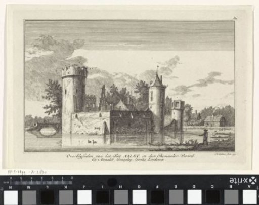 View of the Ruins of Aalst Castle