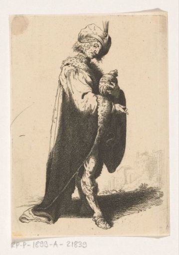 Standing King with Incense Burner