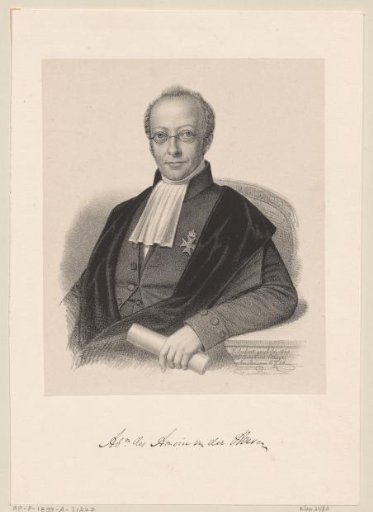 Portrait of Abraham des Amorie van der Hoeven
