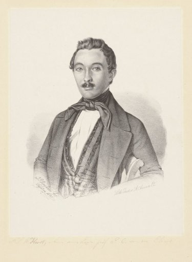 Portrait of an unknown man, possibly F.L.F. Horst