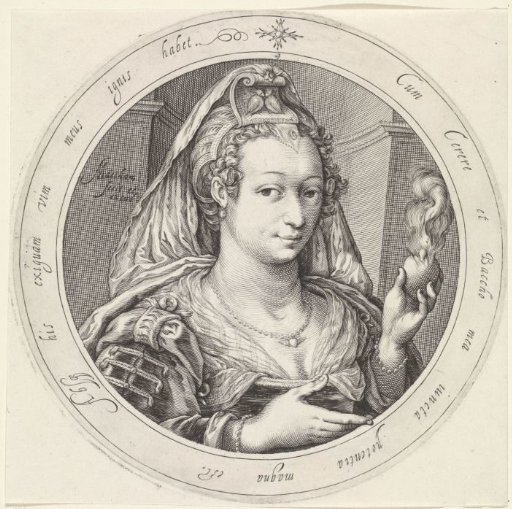 Venus with Burning Heart