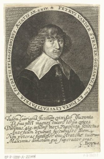 Portrait of Petrus van der Straten aged 24