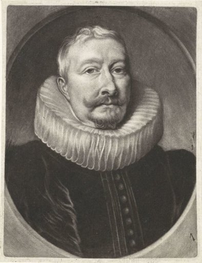 Portrait of a man with a stiff ruff
