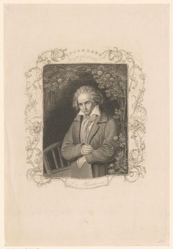 Portrait of Ludwig van Beethoven