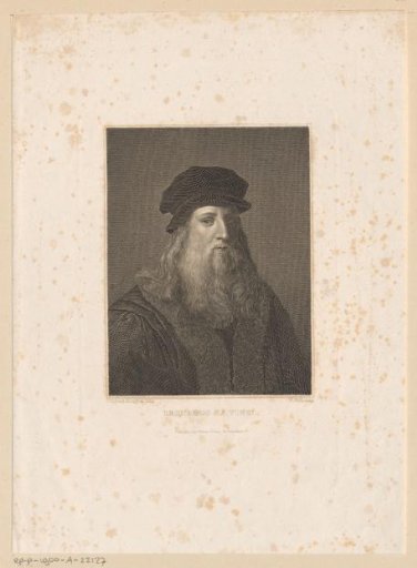 Portrait of Leonardo da Vinci