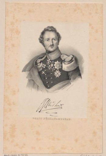 Portrait of Hermann von Pückler-Muskau