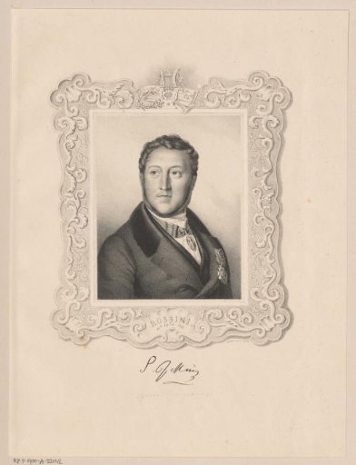 Portrait of Gioacchino Antonio Rossini