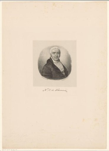 Portrait of Nicolaas Cornelis de Fremery