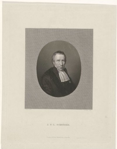 Portrait of Johannes Frederik Lodewijk Schröder