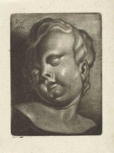 Bust of a putto