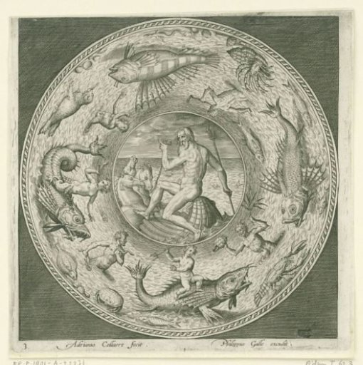 Dish with Neptune