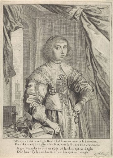 Portrait of Anna Maria van Schurman