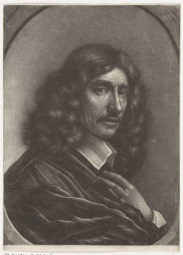 Portrait of a man, facing right