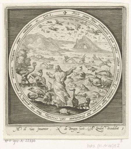 The Fifth Day of Creation: God Creates Fish and Birds
