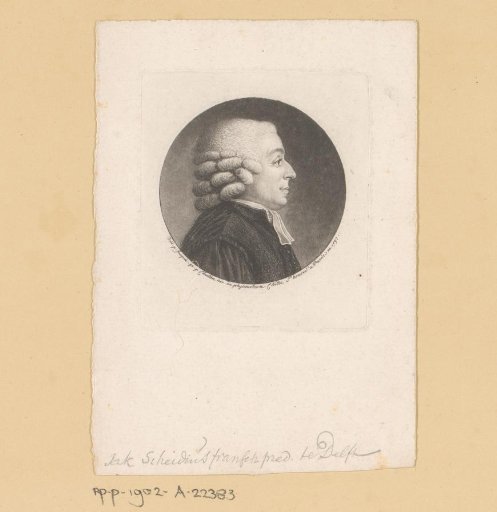 Portrait of Jacobus Scheidius