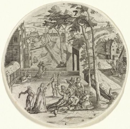 The Prodigal Son Squandering His Inheritance