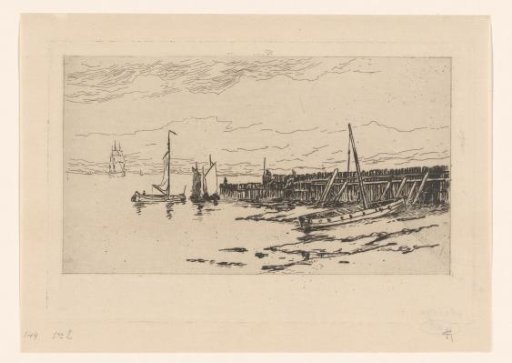 Harbour mole in Vlissingen