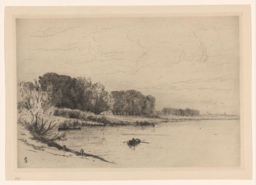 View of the IJssel near De Steeg
