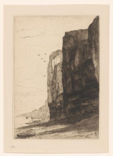 Steep rocky coast near Veules