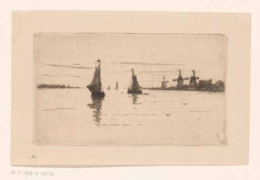 View of the Maas near Dordrecht