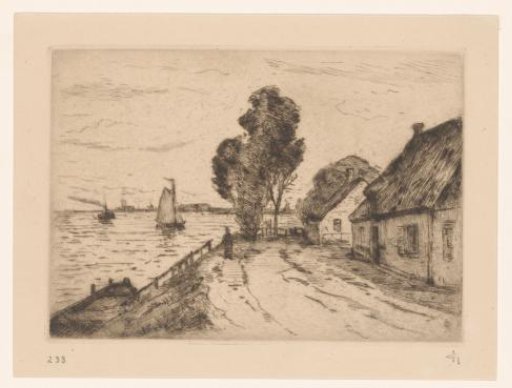 Village View in Kinderdijk