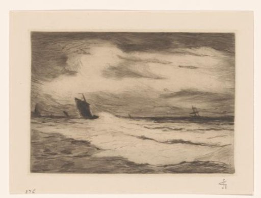 Ships in the surf