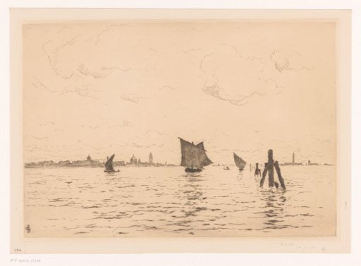 View of the Lagoon of Venice before Murano