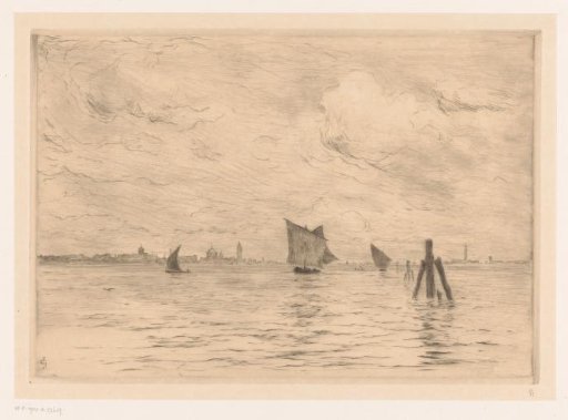 View of the Lagoon of Venice before Murano