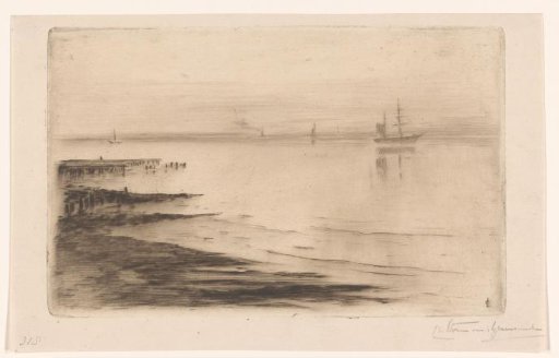 View of the Scheldt at morning