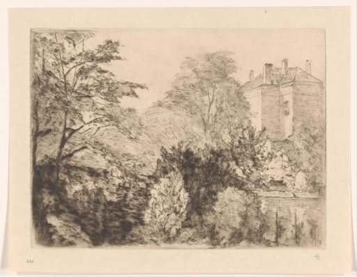 View of a Garden in Brussels