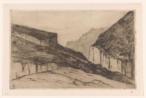 Mountain Landscape near Lauterbrunnen