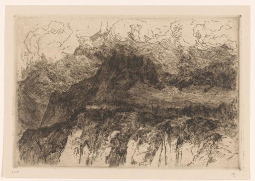Storm in the Mountains near Seelisberg