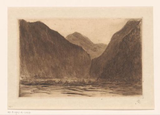 Mountain Landscape in Muotathal at Evening