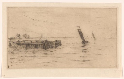 View of the Scheldt near Kortgene