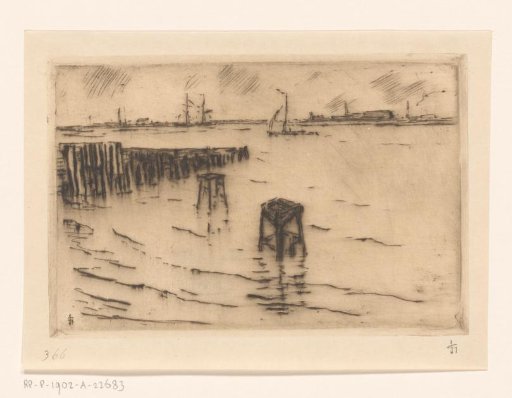 View of the Scheldt near Antwerp