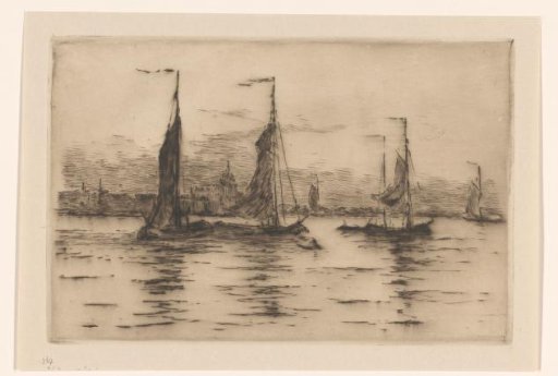 View of Dordrecht at Evening