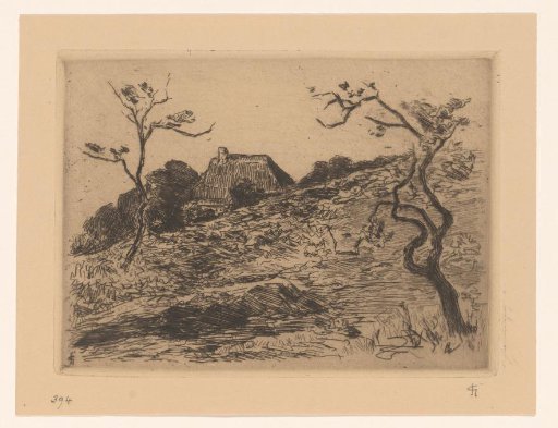 House behind a hill near Materborn