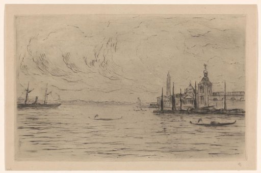 View of the Punta della Dogana in Venice