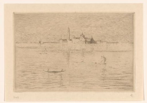 View of Venice in the morning twilight