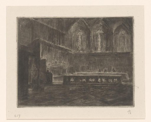 View of the sacristy of the Basilica of San Marco in Venice