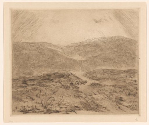 Dune Landscape with Sunbeams