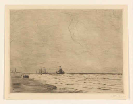 View of the beach of Scheveningen