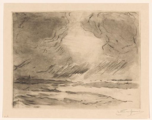 Seaview with Clouds