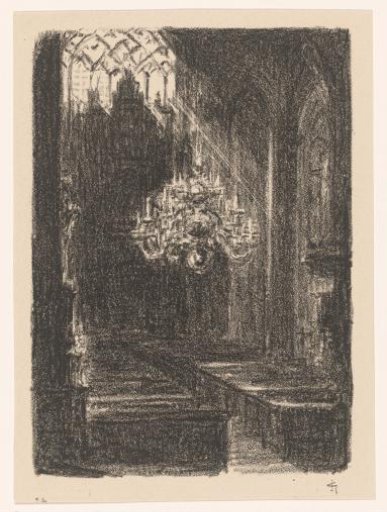 Church interior in Cleves