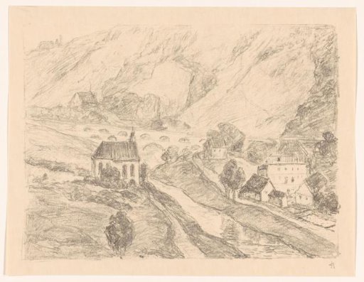 Hilly landscape near Rothenburg ob der Tauber