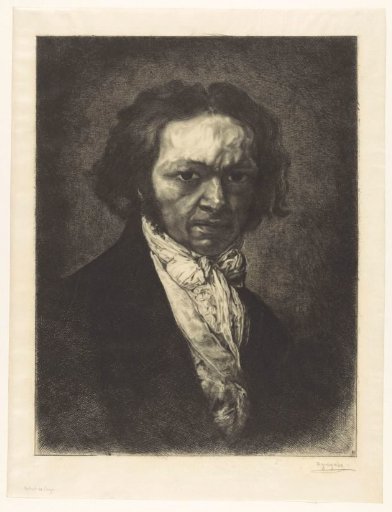 Portrait of the artist Francisco de Goya