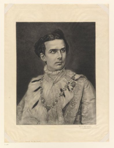 Portrait of Ludwig II, King of Bavaria